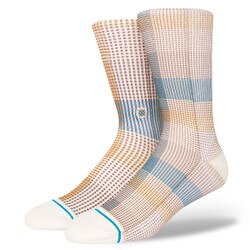 Stance Tartan Crew Sock in Teal